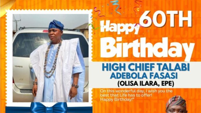 Olisa of Ilara Kingdom at 60