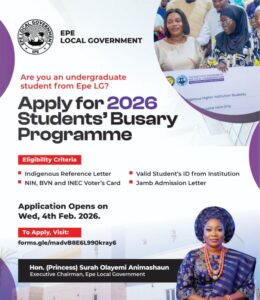 Epe students bursary 2026