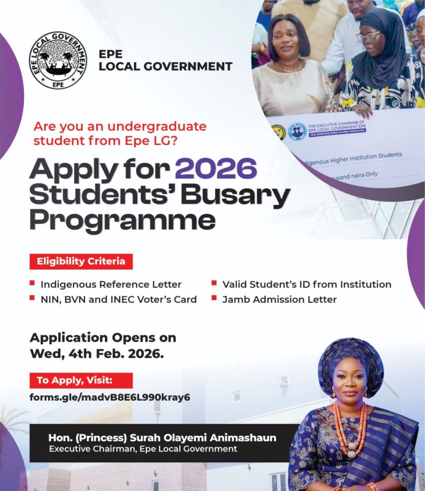 Epe students bursary 2026
