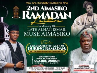 Aimasiko Ramadan Lecture