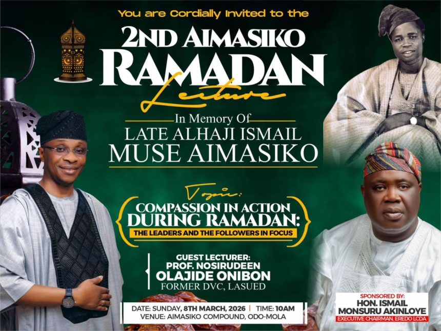 Aimasiko Ramadan Lecture