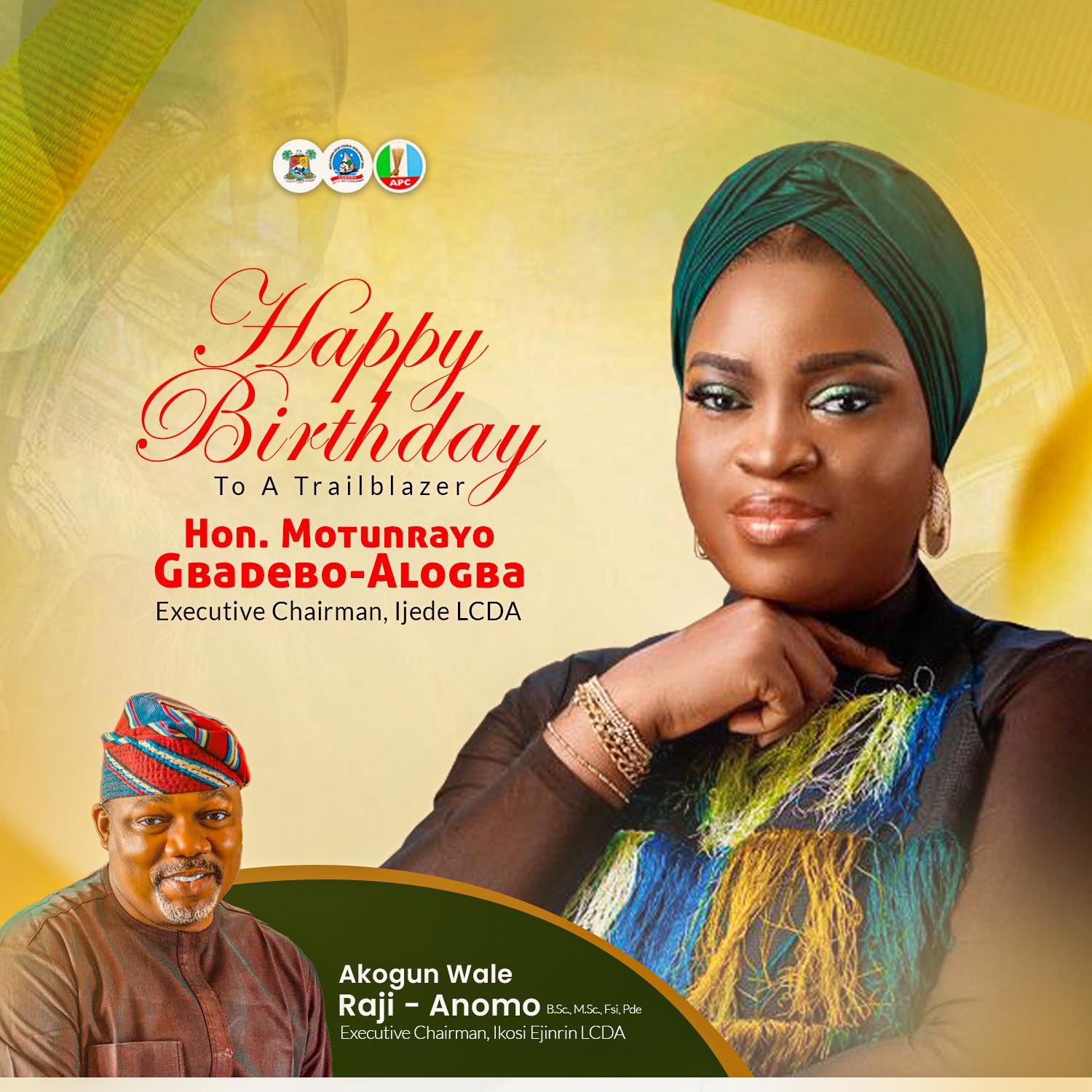 Ikosi-Ejinrin Chairman