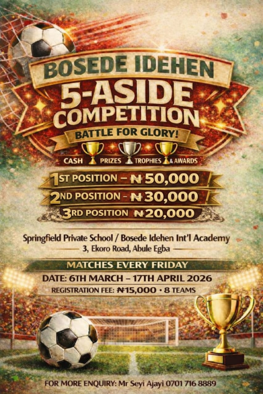 Springfield Private School, Bosede Idehen Academy Boost Grassroots Football with Inter-School Tournament
