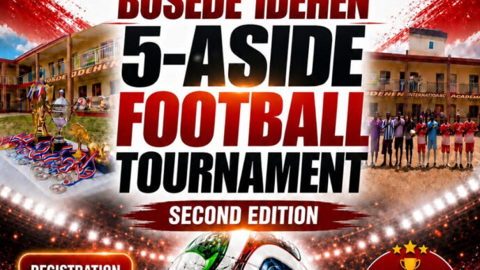 Bosede Idehen 5-A-Side Tournament Records 13 Goals for Opening
