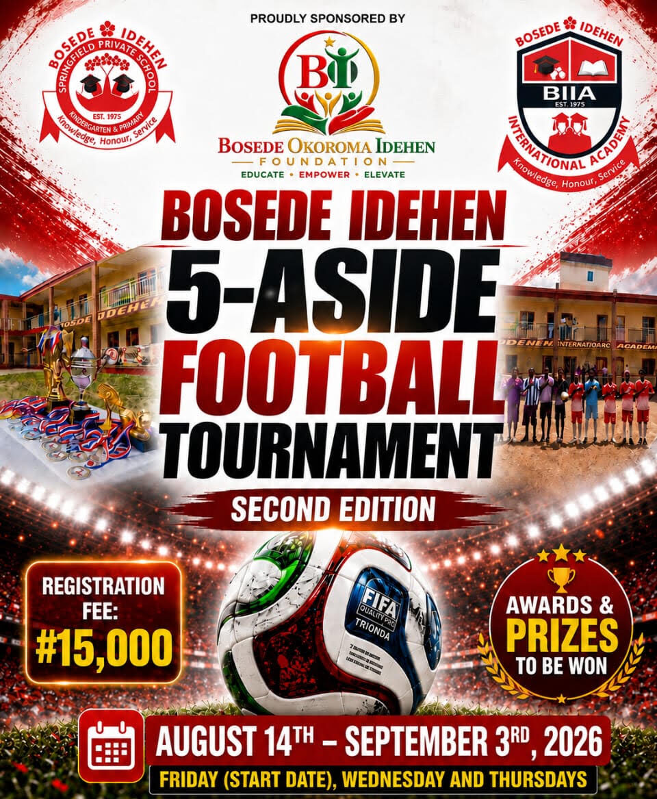 Bosede Idehen 5-A-Side Tournament Records 13 Goals for Opening
