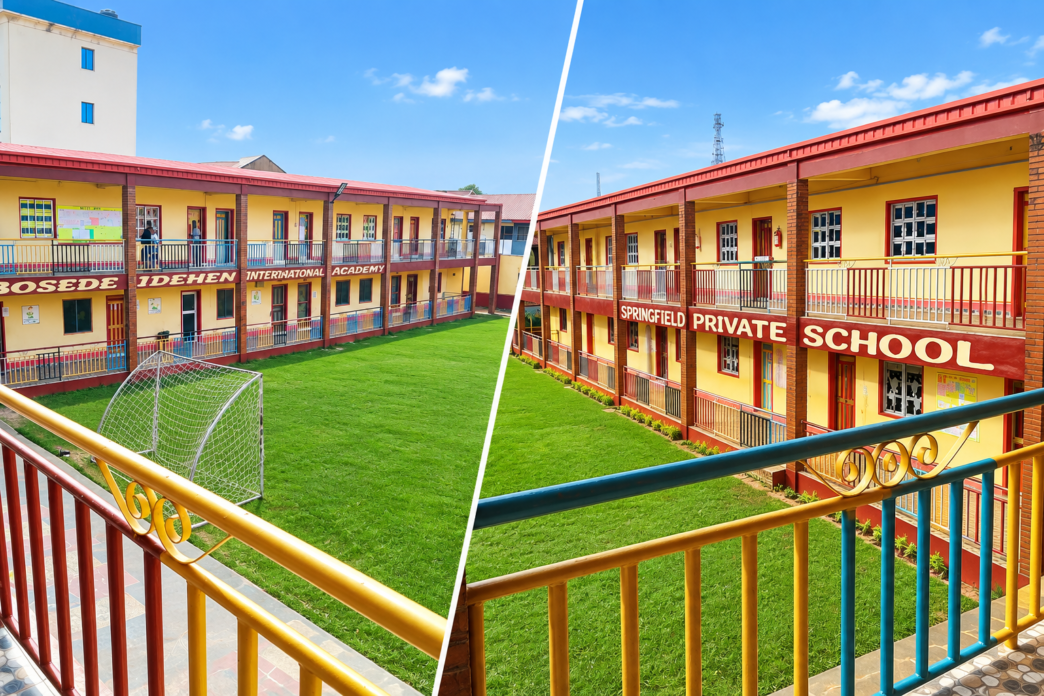 Springfield Private School and Bosede Idehen International Academy facilities in Abule Egba, Lagos